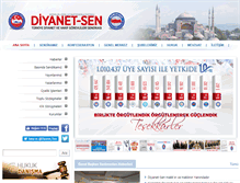 Tablet Screenshot of diyanet-sen.org.tr